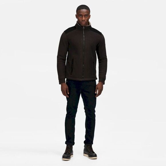 Regatta Professional Mens Full Zip Fleece Jacket / Black - Picture 3 of 8